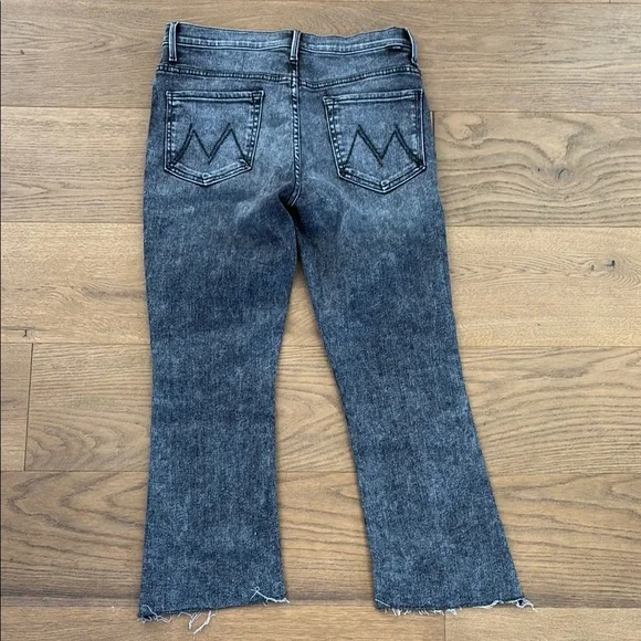Mother the insider crop step fray jeans - size 31 - Picture 6 of 6